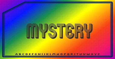 Düzenlenebilir renklere ve soyut arkaplanlara sahip metin efektleri ticari markalaşma için uygundur