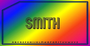 Düzenlenebilir renklere ve soyut arkaplanlara sahip metin efektleri ticari markalaşma için uygundur