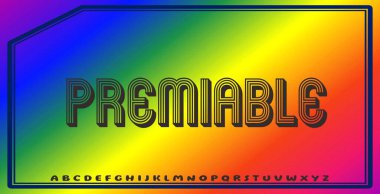 Düzenlenebilir renklere ve soyut arkaplanlara sahip metin efektleri ticari markalaşma için uygundur