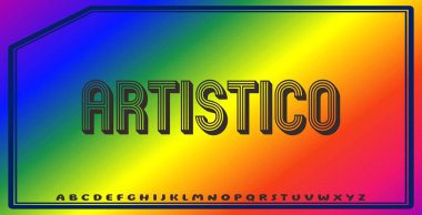 Düzenlenebilir renklere ve soyut arkaplanlara sahip metin efektleri ticari markalaşma için uygundur