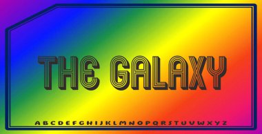 Düzenlenebilir renklere ve soyut arkaplanlara sahip metin efektleri ticari markalaşma için uygundur