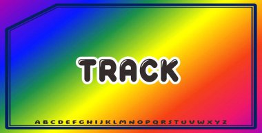 Düzenlenebilir renklere ve soyut arkaplanlara sahip metin efektleri ticari markalaşma için uygundur