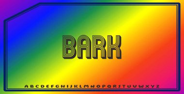 Düzenlenebilir renklere ve soyut arkaplanlara sahip metin efektleri ticari markalaşma için uygundur