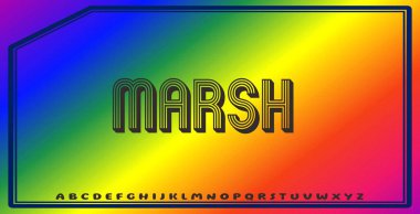 Düzenlenebilir renklere ve soyut arkaplanlara sahip metin efektleri ticari markalaşma için uygundur