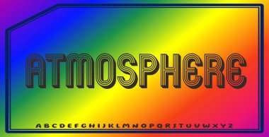 Düzenlenebilir renklere ve soyut arkaplanlara sahip metin efektleri ticari markalaşma için uygundur