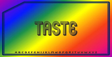 Düzenlenebilir renklere ve soyut arkaplanlara sahip metin efektleri ticari markalaşma için uygundur