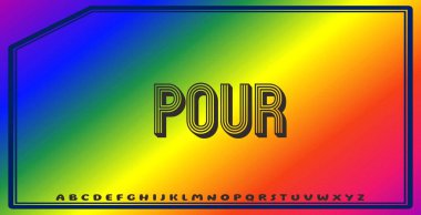 Düzenlenebilir renklere ve soyut arkaplanlara sahip metin efektleri ticari markalaşma için uygundur