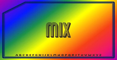 Düzenlenebilir renklere ve soyut arkaplanlara sahip metin efektleri ticari markalaşma için uygundur