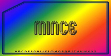 Düzenlenebilir renklere ve soyut arkaplanlara sahip metin efektleri ticari markalaşma için uygundur