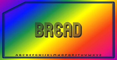 Düzenlenebilir renklere ve soyut arkaplanlara sahip metin efektleri ticari markalaşma için uygundur