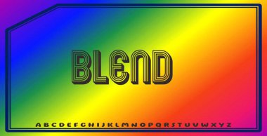 Düzenlenebilir renklere ve soyut arkaplanlara sahip metin efektleri ticari markalaşma için uygundur