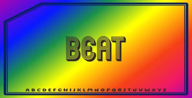 Düzenlenebilir renklere ve soyut arkaplanlara sahip metin efektleri ticari markalaşma için uygundur