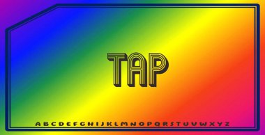 Düzenlenebilir renklere ve soyut arkaplanlara sahip metin efektleri ticari markalaşma için uygundur