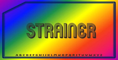 Düzenlenebilir renklere ve soyut arkaplanlara sahip metin efektleri ticari markalaşma için uygundur