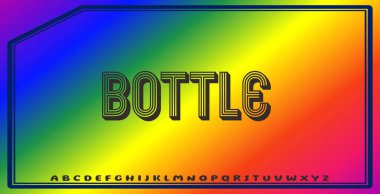 Düzenlenebilir renklere ve soyut arkaplanlara sahip metin efektleri ticari markalaşma için uygundur