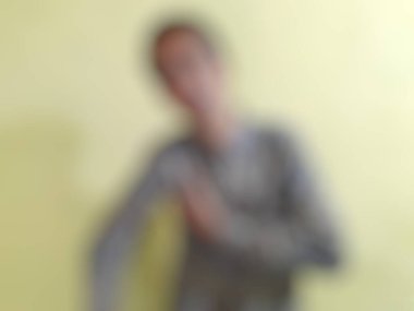 Çağdaş dans performans bokeh arka plan bulanıklık