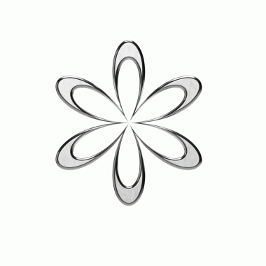 çiçek simgesi logo vektör illüstrasyonu