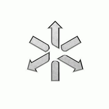 ok vektörü logo illüstrasyonu
