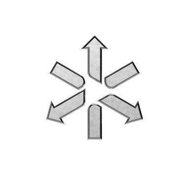Oklar vektör simgesi. logo şablonu