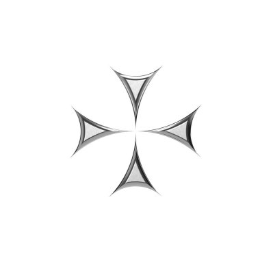 çapraz simge vektör illüstrasyon logosu