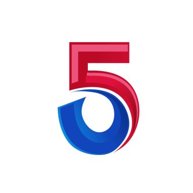 65. Yıl dönümü logo şablonu vektör tasarımı