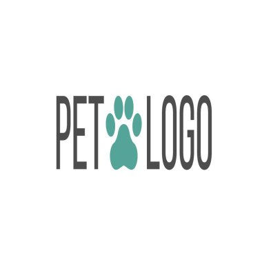 köpek logosu vektör illüstrasyon tasarımı