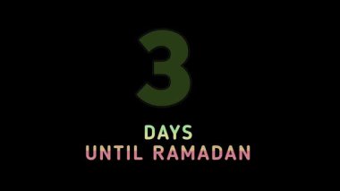 Ramazan metin canlandırmasına günler