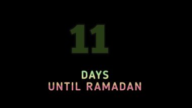 Ramazan metin canlandırmasına günler