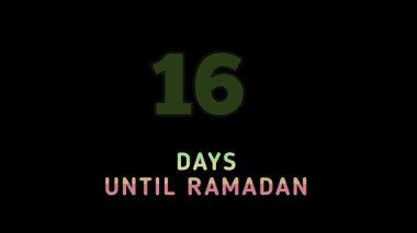 Ramazan metin canlandırmasına günler