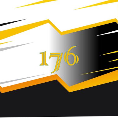 yıl modern doğum günü pankartı vektör illüstrasyon tasarımı.