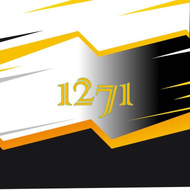 yıl modern doğum günü pankartı vektör illüstrasyon tasarımı.