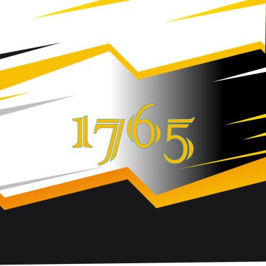 yıl modern doğum günü pankartı vektör illüstrasyon tasarımı.