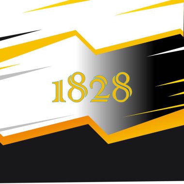 yıl modern doğum günü pankartı vektör illüstrasyon tasarımı.