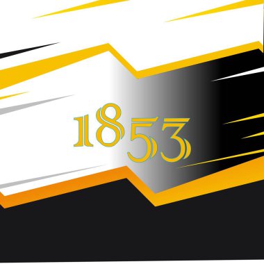 yıl modern doğum günü pankartı vektör illüstrasyon tasarımı.