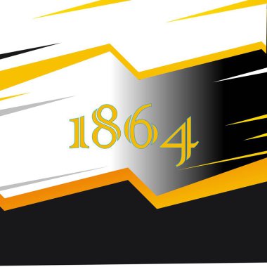 yıl modern doğum günü pankartı vektör illüstrasyon tasarımı.