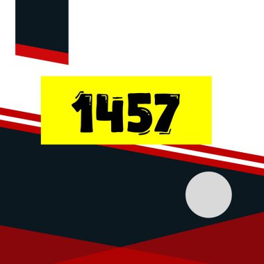 yıl modern doğum günü pankartı vektör illüstrasyon tasarımı.