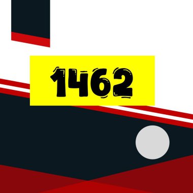 yıl modern doğum günü pankartı vektör illüstrasyon tasarımı.