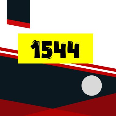 yıl modern doğum günü pankartı vektör illüstrasyon tasarımı.