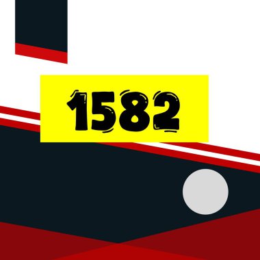 yıl modern doğum günü pankartı vektör illüstrasyon tasarımı.