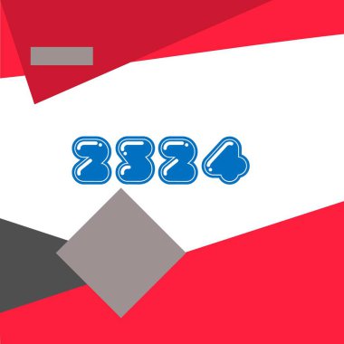 yıl modern doğum günü pankartı vektör illüstrasyon tasarımı.