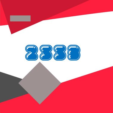 yıl modern doğum günü pankartı vektör illüstrasyon tasarımı.