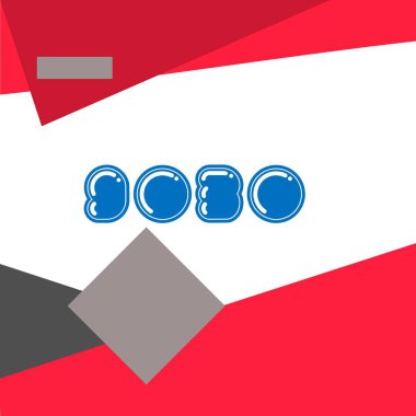 yıl modern doğum günü pankartı vektör illüstrasyon tasarımı.