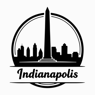 Askerler ve Denizciler Anıtı 'nın silueti şehrin silueti, ikonik mimari ve tarihi simgeleri sergiliyor.