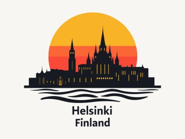 Helsinki 'nin ufuk çizgisinin çarpıcı vektör çizimi, ikonik katedrali ve kuzey ışıklarını büyülüyor. Seyahat rehberleri, kültürel projeler, turizm kampanyaları ya da İskandinav temalı tasarımlar için mükemmel. Başlıklar arasında Helsinki 'nin tarihi kemeri de yer alıyor
