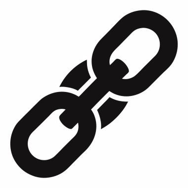 Siber güvenlik zafiyetlerini, veri ihlallerini ve dijital korumayı temsil eden kırık bir halka ikonu olan siyah bir zincir. Güvenlik temaları ve risk kavramları için ideal.