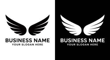Yaratıcı ajanslar için ideal siyah kanat elementlerine sahip ayırt edici logo tasarımı yaratıcı ve vizyoner markalaşma odaklı işletmeler için mükemmel özgürlük yenilikçiliği ve profesyonelliği temsil etmektedir.