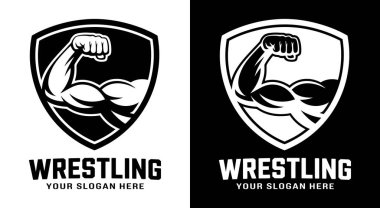 Güreş takımları ve tutuş taktiklerini ve rekabetçi ruhu temsil eden taraftarlar için güçlü bir amblem ve minder.