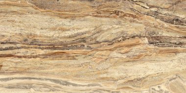 Çok renkli mermer arkaplan, kahverengi, altın ve kahve renginde doğal kaba taş, renkli damarlı dağ kaya yapısı, seramik fayans tasarımı için mineral değerli taş deseni.