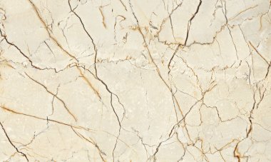 Doğal krem mermer desenli arka plan, koyu metalik damar deseni ve iç duvar ve zemin dekorasyonu için kullanılan düzensiz kıvrımlı çizgiler içeren çatırtı yüzeyi..