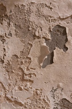 Açık ve koyu desenli boya desenli bir İtalyan binasının ayrıntıları. 